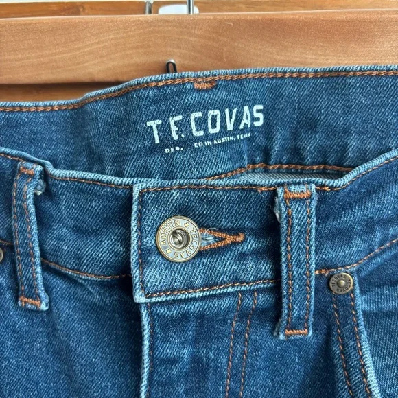 Tecovas Men’s Rugged Standard Jeans in Dark Denim, Size 30X34